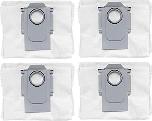 Roborock S8 Max V Ultra Robot Süpürge Uyumlu 4'lü Toz Torbası Yedek Parça Seti