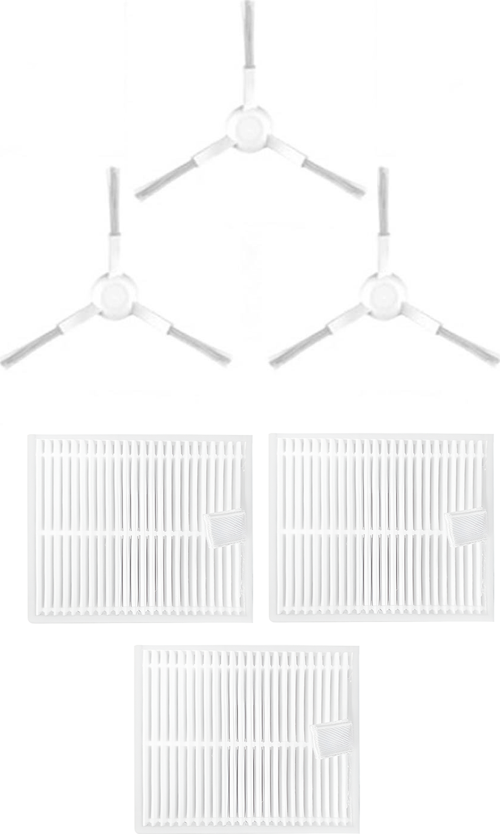 Xiaomi Mijia 3C Plus Robot Süpürge Uyumlu 6'lı Yedek Parça Seti