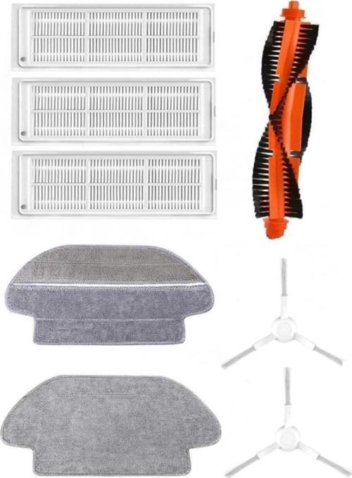 Xiaomi Mop P (STYTJ02YM) Robot Süpürge Uyumlu 8'li Yedek Parça Seti
