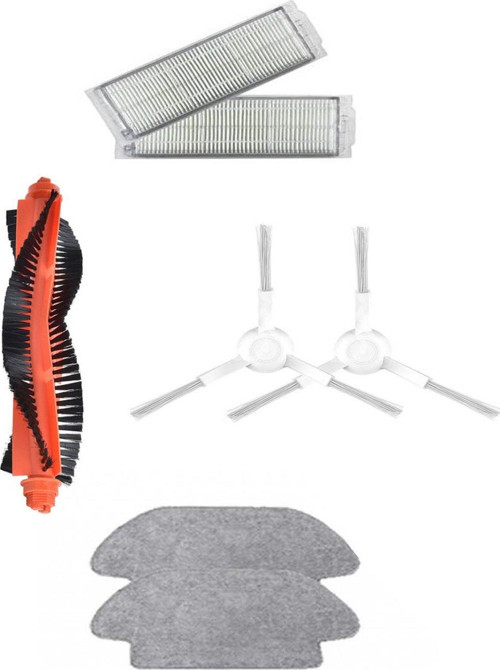 Xiaomi Mop Pro (STYTJ02YM) Robot Süpürge Uyumlu 7'li Yedek Parça Seti