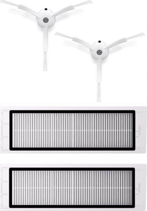 Xiaomi Vacuum Cleaner (Global) (SDJQR02RR) Robot Süpürge Uyumlu 4'lü Yedek Parça Seti