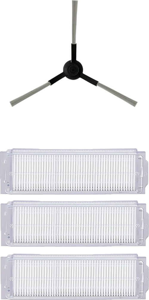 Xiaomi S10 (B106GL) Robot Süpürge Uyumlu 4'lü Yedek Parça Seti