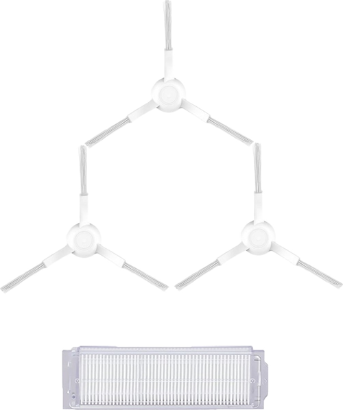 Xiaomi S10 (B106GL) Robot Süpürge Uyumlu 4'lü Yedek Parça Seti