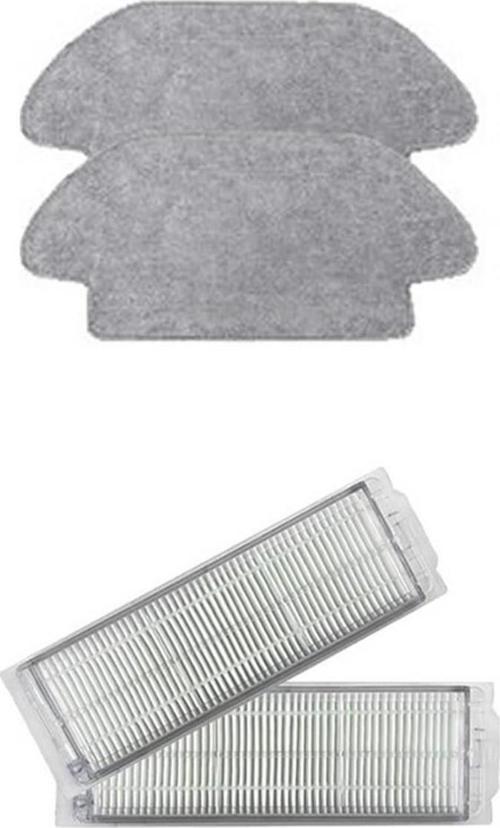 Xiaomi S10 (B106GL) Robot Süpürge Uyumlu 4'lü Yedek Parça Seti