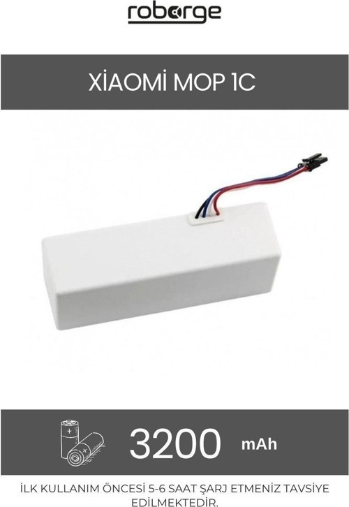 Xiaomi Vacuum Mop 1C (STYTJ01ZHM) Robot Süpürge Uyumlu Batarya 3200 mAh - Muadil Ürün