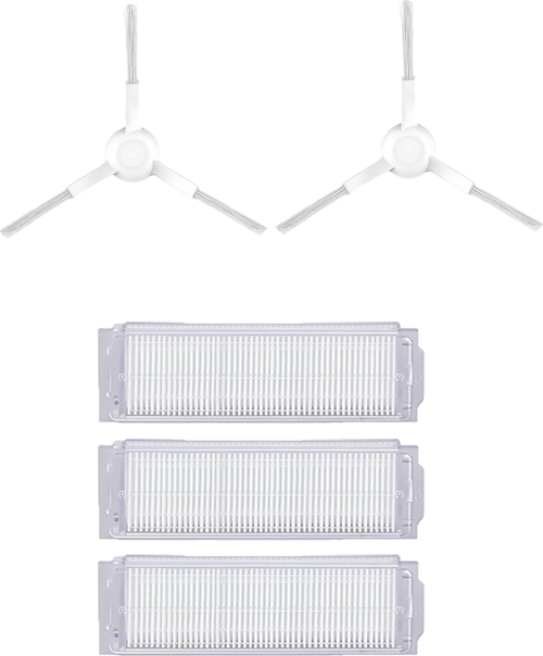 Xiaomi S10 (B106GL) Robot Süpürge Uyumlu 5'li Yedek Parça Seti