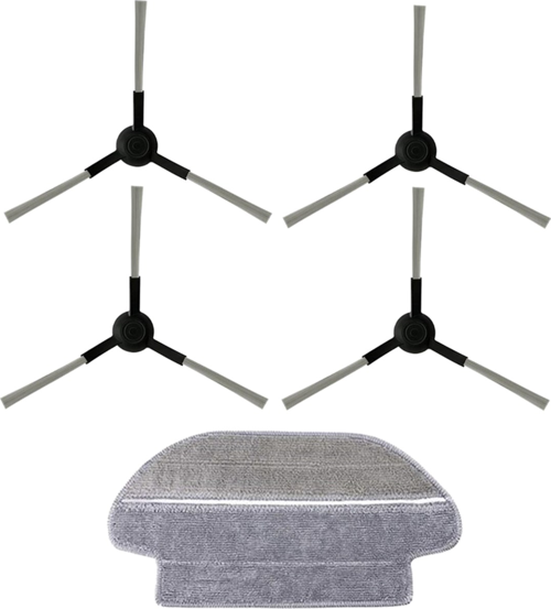 Xiaomi S10 (B106GL) Robot Süpürge Uyumlu 5'li Yedek Parça Seti