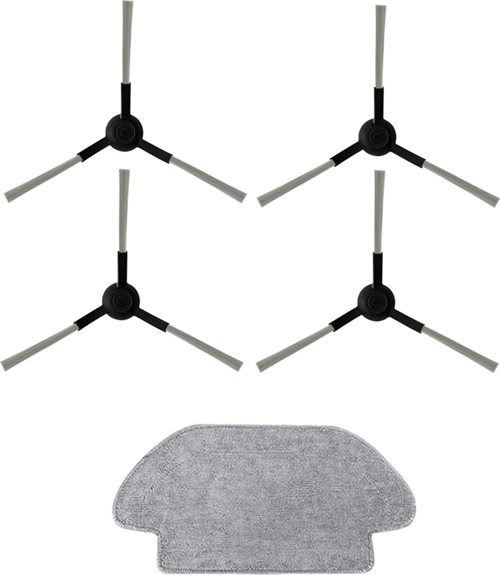 Xiaomi S10 (B106GL) Robot Süpürge Uyumlu 5'li Yedek Parça Seti