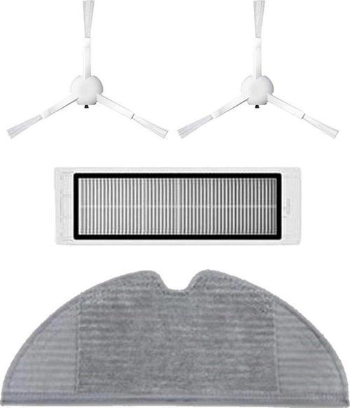 Xiaomi Vacuum Mop 1C (STYTJ01ZHM) Robot Süpürge Uyumlu 4'lü Yedek Parça Seti