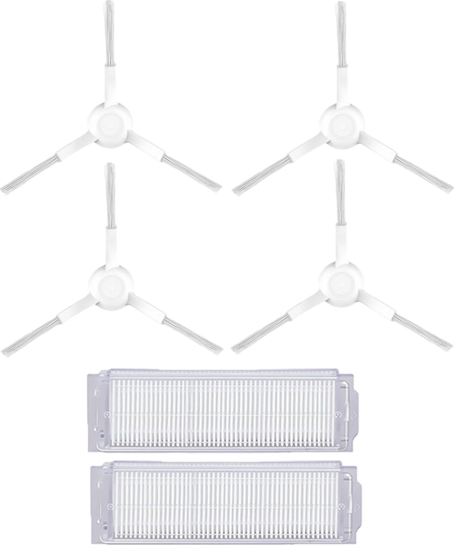 Xiaomi S10 (B106GL) Robot Süpürge Uyumlu 6'lı Yedek Parça Seti