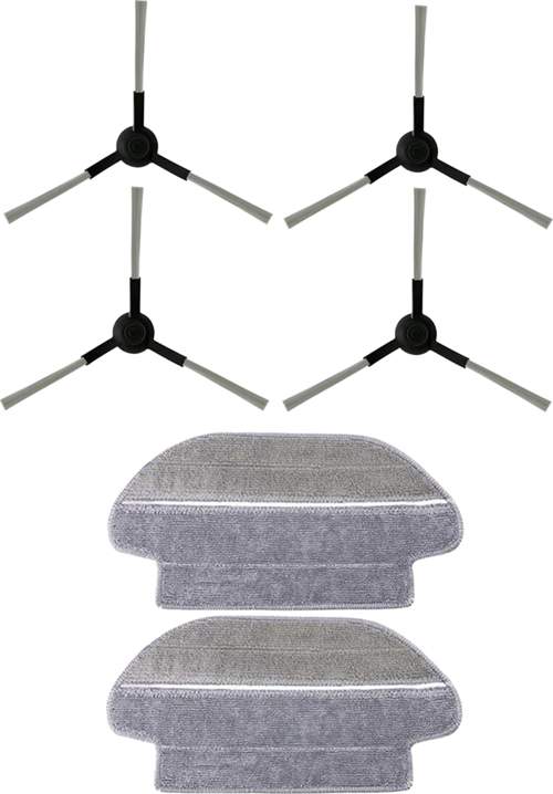 Xiaomi S10 (B106GL) Robot Süpürge Uyumlu 6'lı Yedek Parça Seti