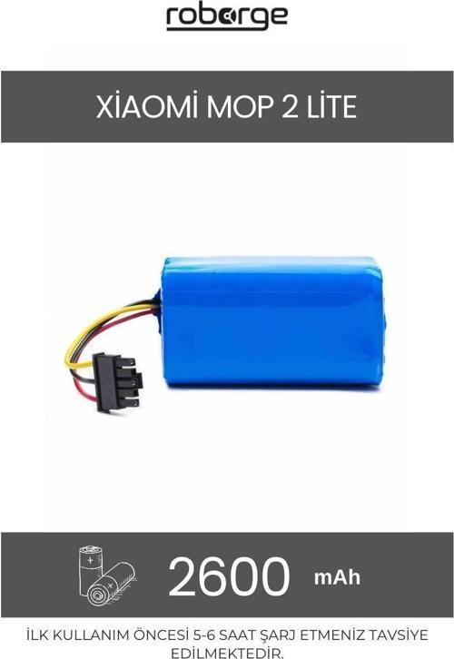 Xiaomi Vacuum Mop 2 Lite (MJSTL) Robot Süpürge Uyumlu Batarya 2600 mAh - Muadil Ürün