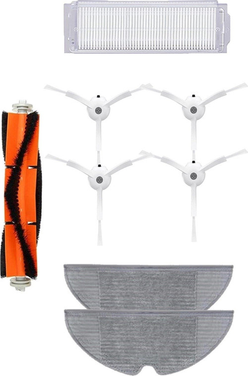 Xiaomi Vacuum Mop 2 Pro (MJST1SHW) Robot Süpürge Uyumlu 8'li Yedek Parça Seti