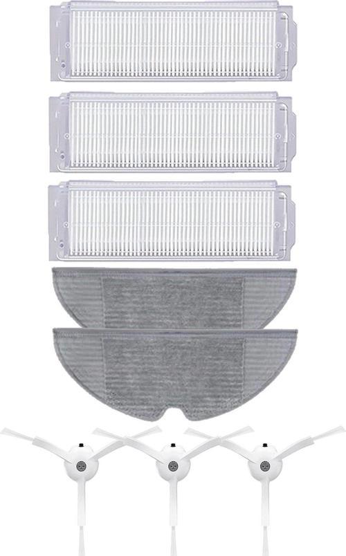 Xiaomi Vacuum Mop 2 Pro (MJST1SHW) Robot Süpürge Uyumlu 8'li Yedek Parça Seti