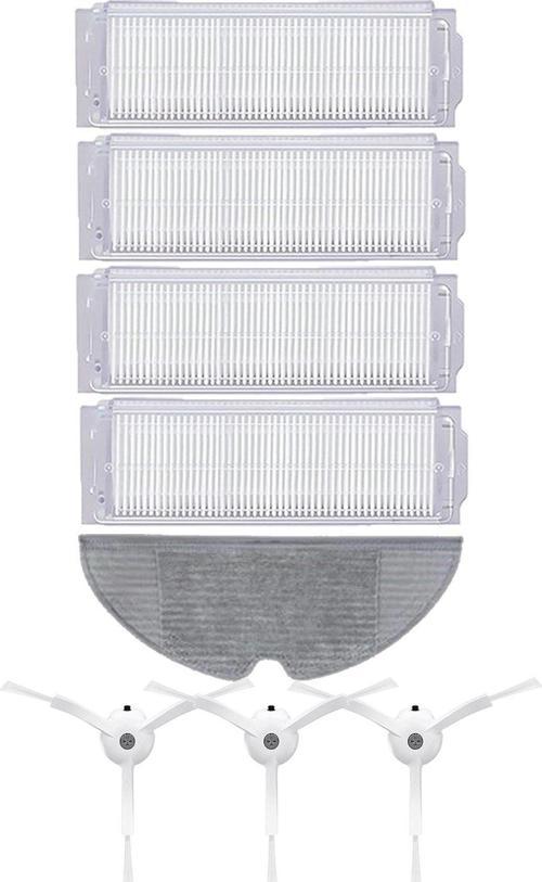 Xiaomi Vacuum Mop 2 Pro (MJST1SHW) Robot Süpürge Uyumlu 8'li Yedek Parça Seti