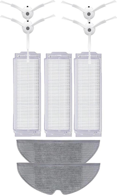 Xiaomi Vacuum Mop 2 Pro (MJST1SHW) Robot Süpürge Uyumlu 9'lu Yedek Parça Seti