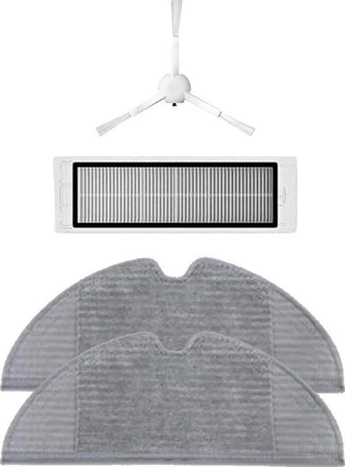 Xiaomi Vacuum Mop 2C (XMSTJQR2C) Robot Süpürge Uyumlu 4'lü Yedek Parça Seti