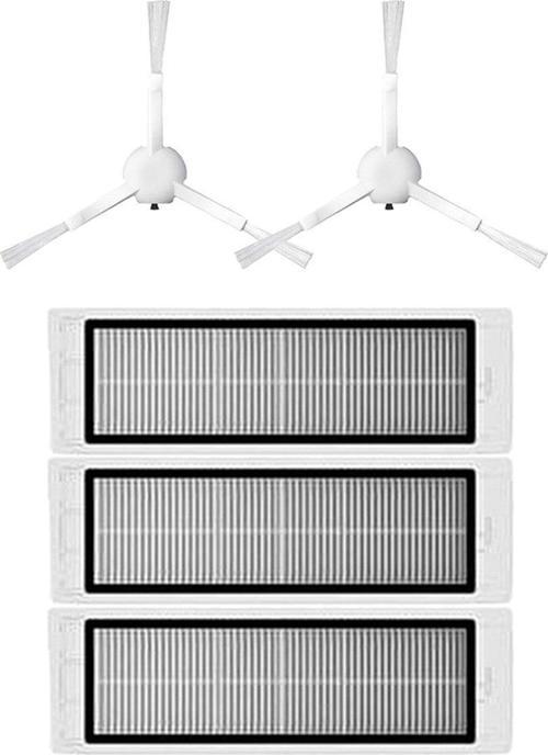 Xiaomi Vacuum Mop 2C (XMSTJQR2C) Robot Süpürge Uyumlu 5'li Yedek Parça Seti