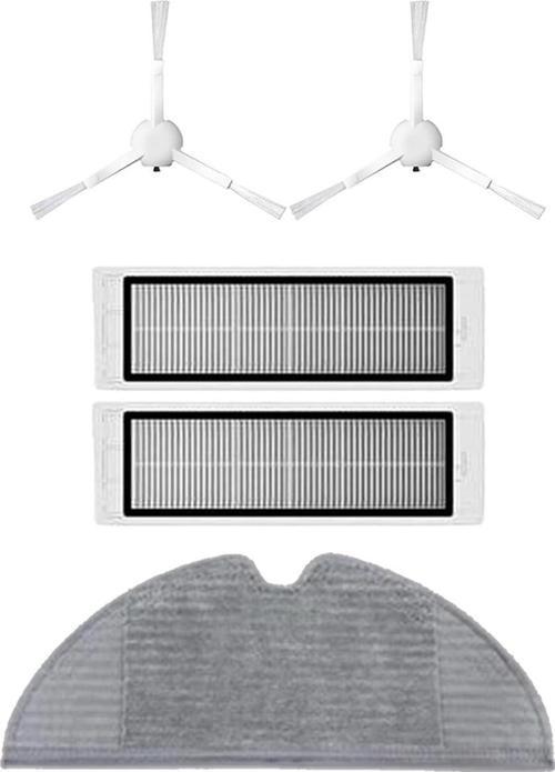 Xiaomi Vacuum Mop 2C (XMSTJQR2C) Robot Süpürge Uyumlu 5'li Yedek Parça Seti