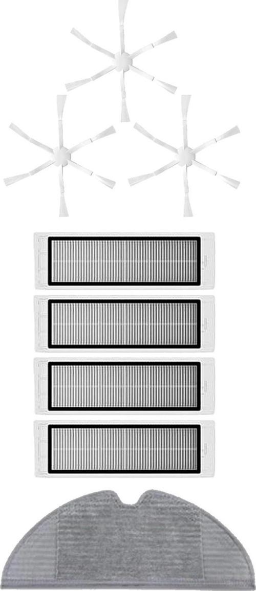 Xiaomi Vacuum Mop 2 (STYTJ03ZHM) Robot Süpürge Uyumlu 8'li Yedek Parça Seti