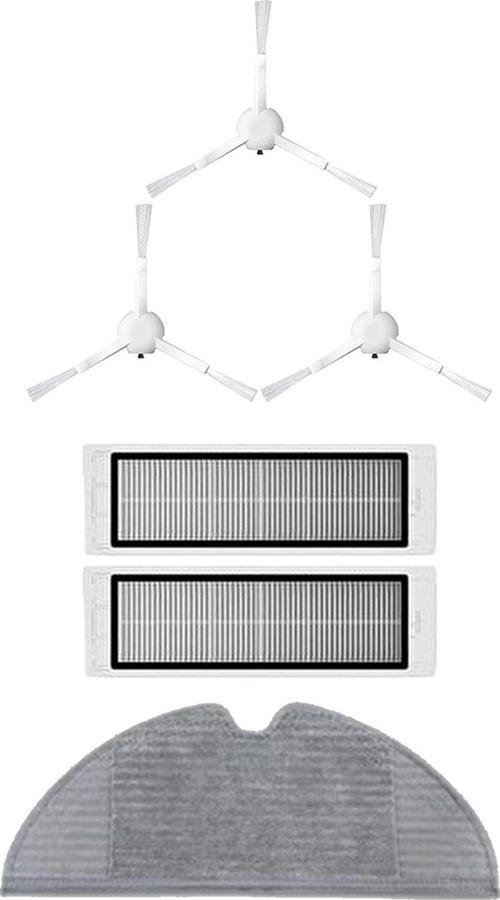 Xiaomi Vacuum Mop 2C (XMSTJQR2C) Robot Süpürge Uyumlu 6'lı Yedek Parça Seti