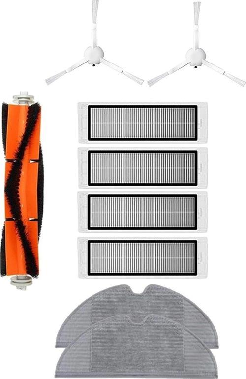 Xiaomi Vacuum Mop 2C (XMSTJQR2C) Robot Süpürge Uyumlu 9'lu Yedek Parça Seti