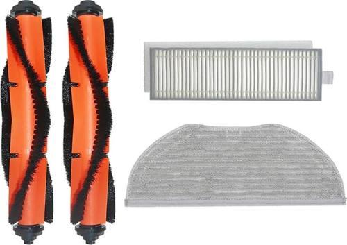 Xiaomi Vacuum Mop 2in1 Essential (MJSTG1) Robot Süpürge Uyumlu 4'lü Yedek Parça Seti