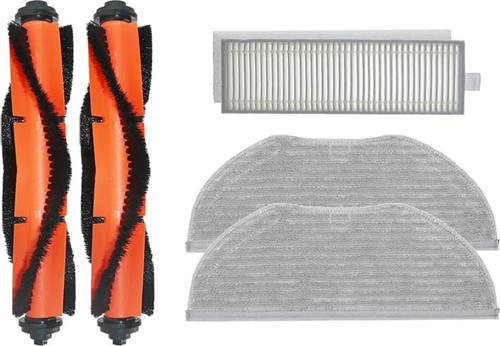 Xiaomi Vacuum Mop 2in1 Essential (MJSTG1) Robot Süpürge Uyumlu 5'li Yedek Parça Seti