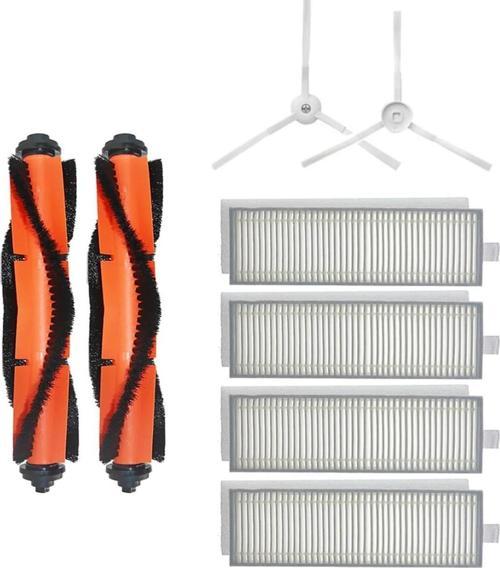 Xiaomi Vacuum Mop 2in1 Essential (MJSTG1) Robot Süpürge Uyumlu 8'li Yedek Parça Seti