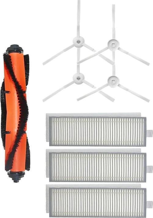 Xiaomi Vacuum Mop 2in1 Essential (MJSTG1) Robot Süpürge Uyumlu 8'li Yedek Parça Seti