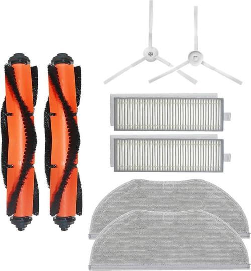 Xiaomi Vacuum Mop 2in1 Essential (MJSTG1) Robot Süpürge Uyumlu 8'li Yedek Parça Seti