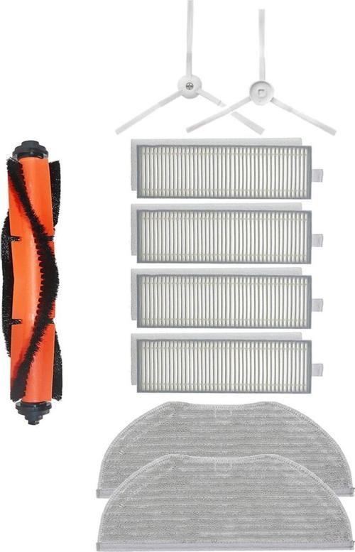 Xiaomi Vacuum Mop 2in1 Essential (MJSTG1) Robot Süpürge Uyumlu 9'lu Yedek Parça Seti