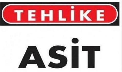 Uyarı Levhası Asit 