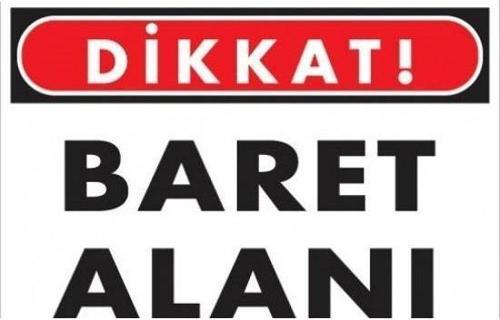 Uyarı Levhası Baret Alanı "1417"