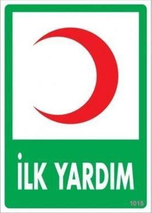 Uyarı Levhası İlk Yardım ''1015''