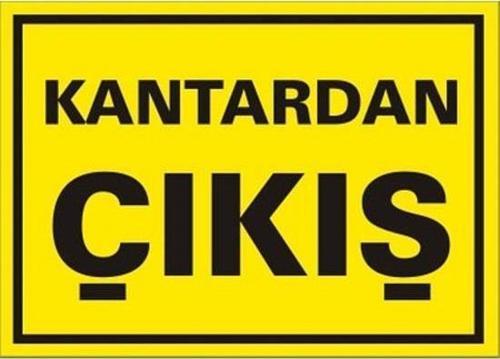 Uyarı Levhası Kantardan Çıkış "1579"