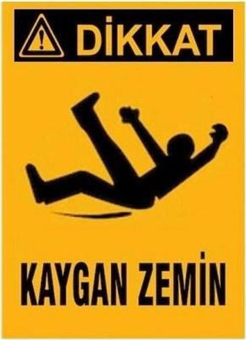 Uyarı Levhası Kaygan Zemin "402"