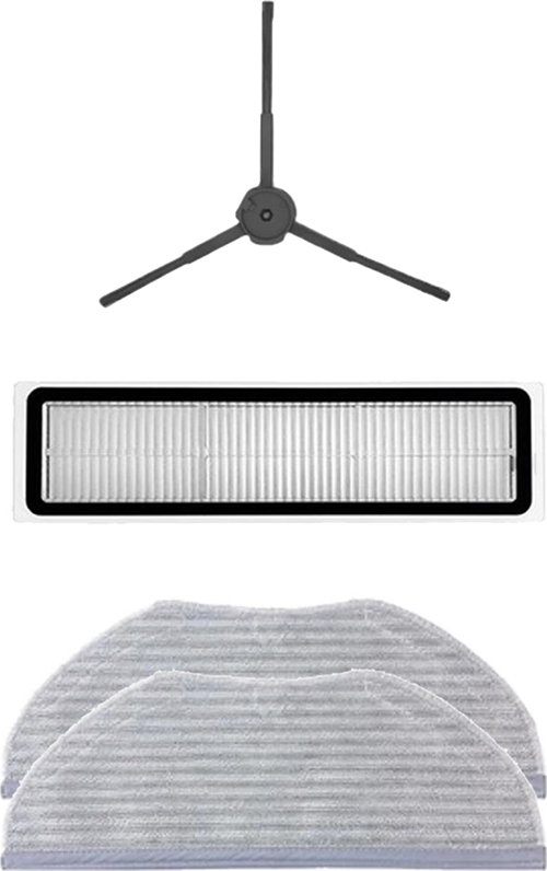 Xiaomi Vacuum Mop S10T (STFCR01SZ) Robot Süpürge Uyumlu 4'lü Yedek Parça Seti