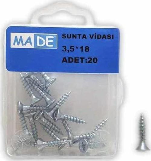 Sunta Vidası 3.5X18 ( 1 Kutu:20 Adet) ST-27