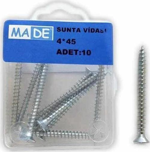 Sunta Vidası 4.0X45 ( 1 Kutu:10 Adet) ST-30
