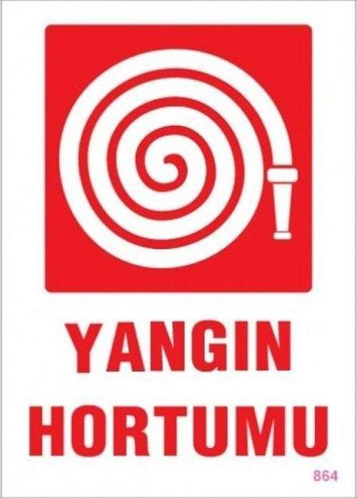 Uyarı Levhası Yangın Hortumu "864"