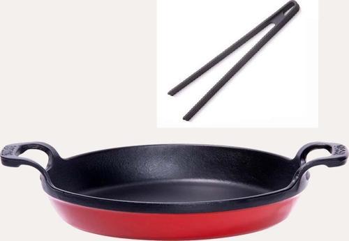 Demirdöküm Sahan 22 CM Kırmızı ve Silikon Maşa