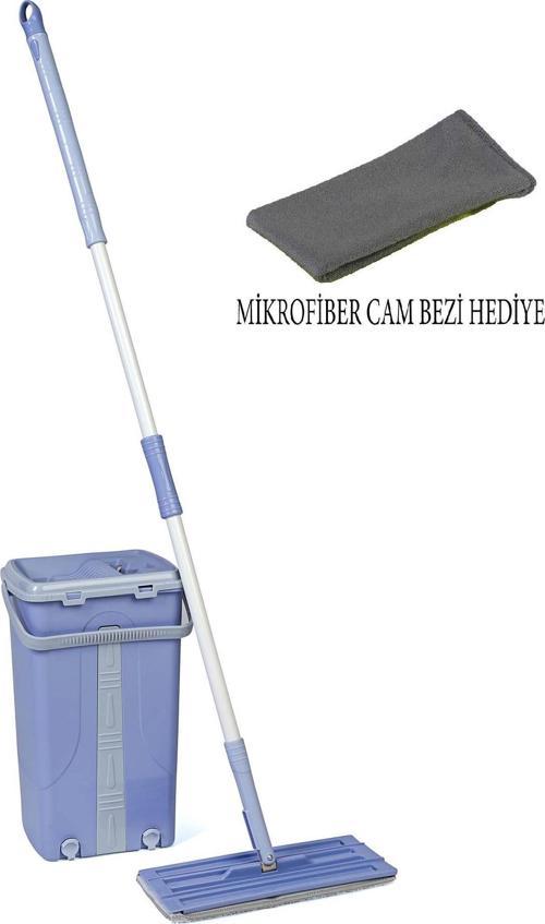 Tablet Mop Seti 12 Litre Ve Mikrofiber Cam Bezi
