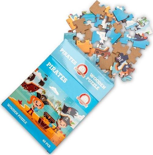 Kidsmarvels Korsanlar Puzzle 40 Parça Ahşap