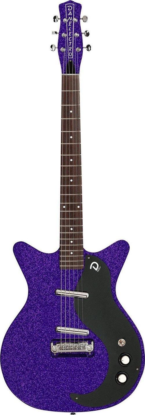 BO59PRPMF Blackout 59 Elektro Gitar Purple Metalflake