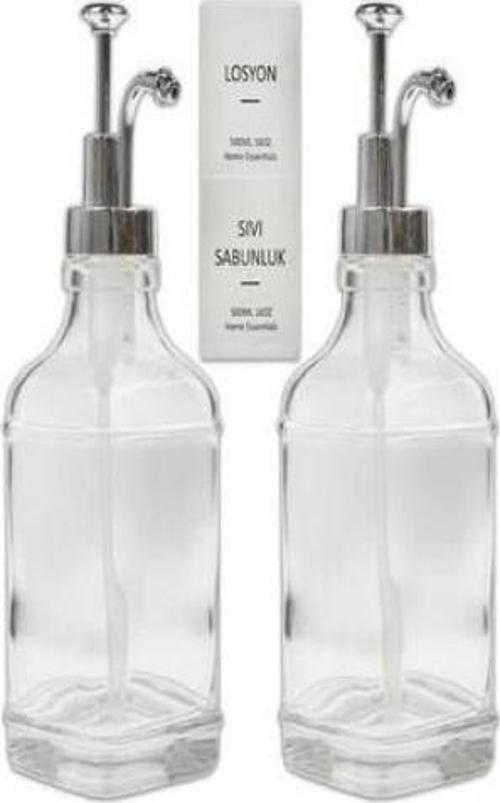 Cam Sıvı Sabunluk Losyonluk Krom