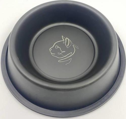 Desenli Çelik Mama ve Su Kabı 96 Oz
