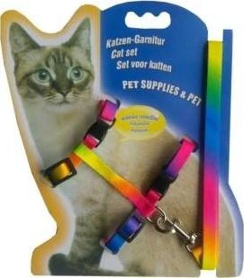 Multicolor Kedi Tasması