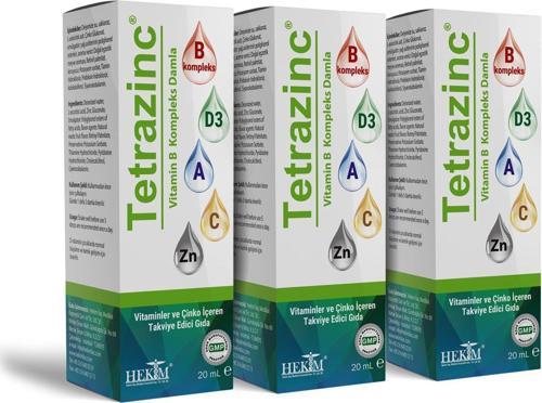Damla Vitamini 20 ml 3'lü Paket- Egzotik Meyve Aromalı
