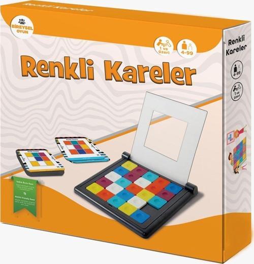 Renkli Kareler Tekli Zeka Oyunu